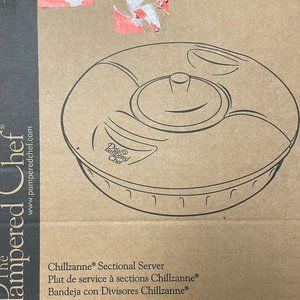 Pampered Chef Chillzanne Sectional Server NIB